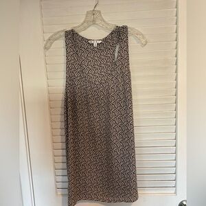 EUC CAbi top, small, black & tan